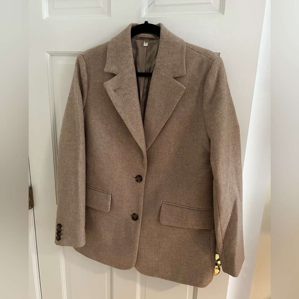 & Other Stories Oversized Wool Blazer